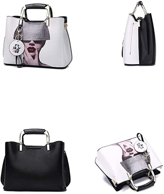 Top Handle Womens กระเป๋าถือหรู Satchel ไหล่สุภาพสตรีกระเป๋าหนัง