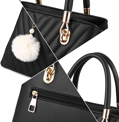 หนังแฟชั่น Pu Womens กระเป๋าถือสุดหรู Satchel