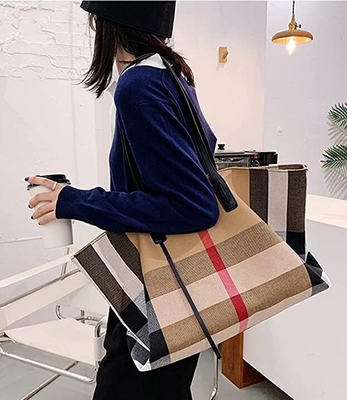 ผ้าใบสตรีกระเป๋าถือหรูความจุขนาดใหญ่ผู้หญิงกระเป๋า Crossbody ขนาดใหญ่